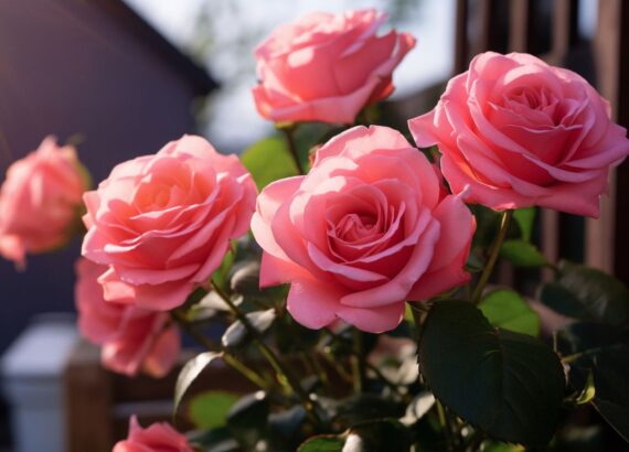 beautiful-blooming-pink-roses